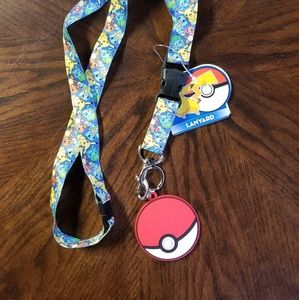 Pokemon Lanyard with Starter Pokemon